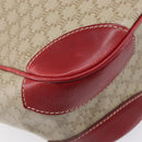 CELINE Macadam Canvas Tote Bag PVC Beige Gold Auth BA16461A-16