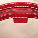 CELINE Macadam Canvas Tote Bag PVC Beige Gold Auth BA16461A-19