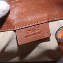 Chloe Faye Mini Backpack Leather Brown Gold Auth BA16466-19
