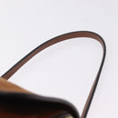 Chloe Faye Mini Backpack Leather Brown Gold Auth BA16466-8