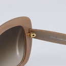 Dolce & Gabbana Sunglasses Plastic Beige Gold Auth BA16469V-8