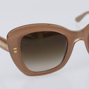 Dolce & Gabbana Sunglasses Plastic Beige Gold Auth BA16469V-5