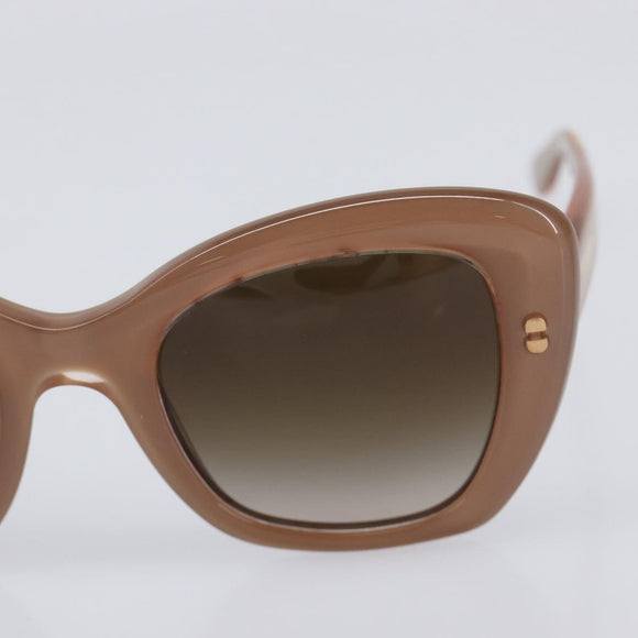 Dolce & Gabbana Sunglasses Plastic Beige Gold Auth BA16469V