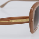 Dolce & Gabbana Sunglasses Plastic Beige Gold Auth BA16469V-7