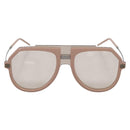 Dolce & Gabbana Sunglasses Metal Beige Silver Auth BA16471-2