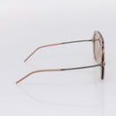Dolce & Gabbana Sunglasses Metal Beige Silver Auth BA16471-4