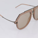 Dolce & Gabbana Sunglasses Metal Beige Silver Auth BA16471-6