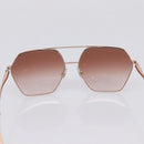 Dolce & Gabbana Sunglasses Metal Beige Gold Auth BA16472-9