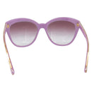 Dolce & Gabbana Sunglasses Plastic Purple Gold Auth BA16473V-3