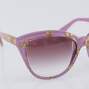 Dolce & Gabbana Sunglasses Plastic Purple Gold Auth BA16473V-6