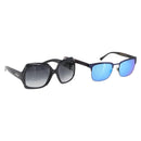 Miu Miu DOLCE&GABBANA Sunglasses Plastic 2 Set Black Blue Auth BA16474-1
