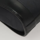 Christian Dior Trotter Canvas Shoulder Bag PVC Navy Gold Auth BA1648-16