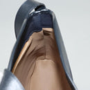 Christian Dior Trotter Canvas Shoulder Bag PVC Navy Gold Auth BA1648-18