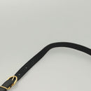 Christian Dior Trotter Canvas Shoulder Bag PVC Navy Gold Auth BA1648-8