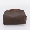 CELINE Macadam Canvas Shoulder Bag PVC Leather 2 Set Brown Auth BA16481-9