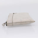 LOUIS VUITTON Monogram Taigarama Pochette Discovery PM White M30279 Auth BA16482-4
