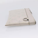 LOUIS VUITTON Monogram Taigarama Pochette Discovery PM White M30279 Auth BA16482-5