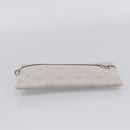 LOUIS VUITTON Monogram Taigarama Pochette Discovery PM White M30279 Auth BA16482-7