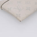 LOUIS VUITTON Monogram Taigarama Pochette Discovery PM White M30279 Auth BA16482-9