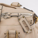 Chloe Paddington Hand Bag Leather Ivory Gold Tone Auth BA16483V-17