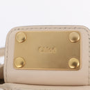 Chloe Paddington Hand Bag Leather Ivory Gold Tone Auth BA16483V-21