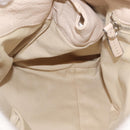 Chloe Paddington Hand Bag Leather Ivory Gold Tone Auth BA16483V-24
