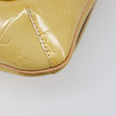 LOUIS VUITTON Monogram Vernis Thompson Street Bag Beige M91301 LV Auth BA16484A-17