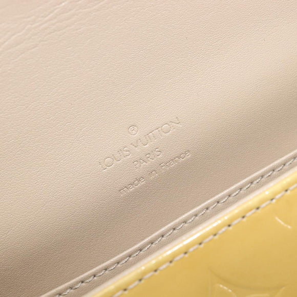 LOUIS VUITTON Monogram Vernis Thompson Street Bag Beige M91301 LV Auth BA16484A