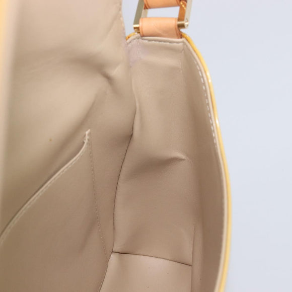 LOUIS VUITTON Monogram Vernis Thompson Street Bag Beige M91301 LV Auth BA16484A