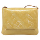 LOUIS VUITTON Monogram Vernis Thompson Street Bag Beige M91301 LV Auth BA16484A-13