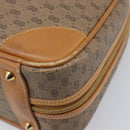 GUCCI Micro GG Hand Bag PVC Beige Gold Tone 000 104 0030 Auth BA16488-12