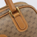 GUCCI Micro GG Hand Bag PVC Beige Gold Tone 000 104 0030 Auth BA16488-14