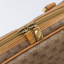 GUCCI Micro GG Hand Bag PVC Beige Gold Tone 000 104 0030 Auth BA16488-16