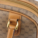 GUCCI Micro GG Hand Bag PVC Beige Gold Tone 000 104 0030 Auth BA16488-17