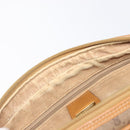 GUCCI Micro GG Hand Bag PVC Beige Gold Tone 000 104 0030 Auth BA16488-18