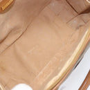 GUCCI Micro GG Hand Bag PVC Beige Gold Tone 000 104 0030 Auth BA16488-20