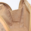 GUCCI Micro GG Hand Bag PVC Beige Gold Tone 000 104 0030 Auth BA16488-21