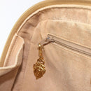 GUCCI Micro GG Hand Bag PVC Beige Gold Tone 000 104 0030 Auth BA16488-23