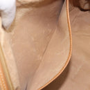 GUCCI Micro GG Hand Bag PVC Beige Gold Tone 000 104 0030 Auth BA16488-25
