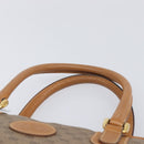 GUCCI Micro GG Hand Bag PVC Beige Gold Tone 000 104 0030 Auth BA16488-8
