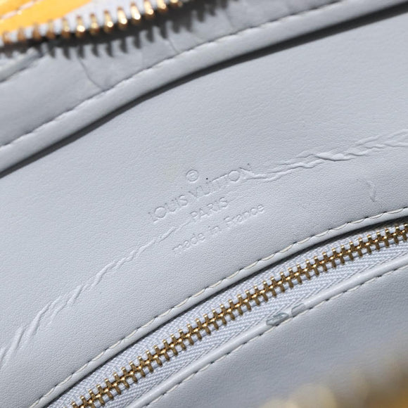 LOUIS VUITTON Monogram Vernis Houston Hand Bag Gris M91053 LV Auth BA16491