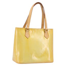 LOUIS VUITTON Monogram Vernis Houston Hand Bag Gris M91053 LV Auth BA16491-1
