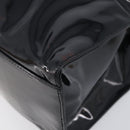 CHANEL COCO Mark Chain Shoulder Bag Patent Black Gold Tone CC Auth BA16492-11