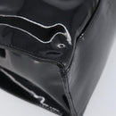 CHANEL COCO Mark Chain Shoulder Bag Patent Black Gold Tone CC Auth BA16492-18