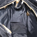 CHANEL COCO Mark Chain Shoulder Bag Patent Black Gold Tone CC Auth BA16492-23