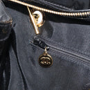 CHANEL COCO Mark Chain Shoulder Bag Patent Black Gold Tone CC Auth BA16492-25