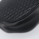 Bally Chain Shoulder Bag Leather Black Gold Tone Auth BA16494-17