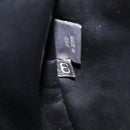 Bally Chain Shoulder Bag Leather Black Gold Tone Auth BA16494-11