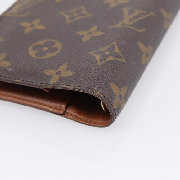 LOUIS VUITTON Monogram Agenda PM Day Planner Cover R20005 LV Auth BA16496