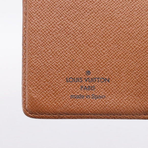 LOUIS VUITTON Monogram Agenda PM Day Planner Cover R20005 LV Auth BA16496